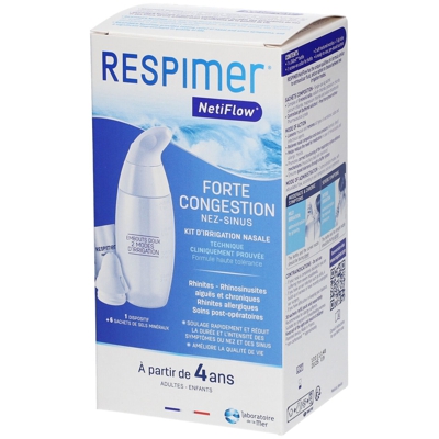 Respimer® NetiFlow® Kit d'irrigation nasale