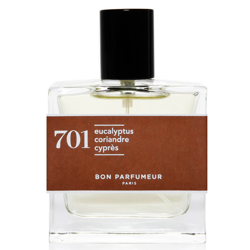 Bon Parfumeur 701 Eucalyptus Coriander Cypress Eau de Parfum (Various Sizes) - 30ml características
