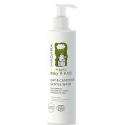 Gel douche doux biologique Bébé & Enfants « Oat & Camomille » (Avoine & Camomille) MÁDARA 200 ml características