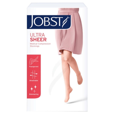 Jobst® UltraSheer Comfort Cl2 Bas genou pied fermé Honey L
