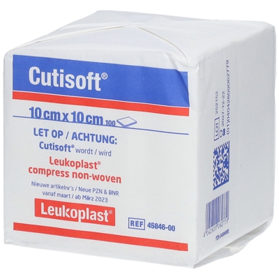 Cutisoft® Compresses en non-tissé non stériles 10 cm x 10 cm