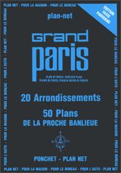 Grand Paris 20 arrondissements + 50 plans de la proche banlieue (Plan Net) precio