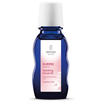 Huile pour le visage apaisante à l'amande Weleda (50 ml)