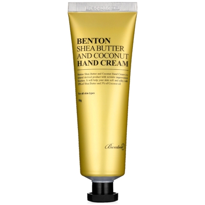Crème pour les mains au beurre de karité et à la noix de coco Benton 50 g