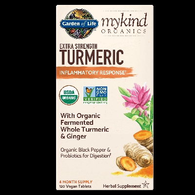 mykind Organics Herbal Curcuma - Force Additionnelle - 120 Comprimés