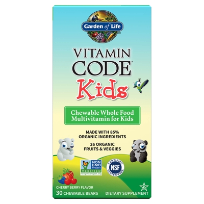 Vitamin Code Multivitamines Enfants - Cerises et Baies - 30 Comprimés à croquer