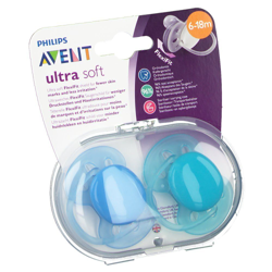 Philips Avent Ultra Soft Tétines 6 mois+ x2 (Couleur non sélectionnable) en oferta