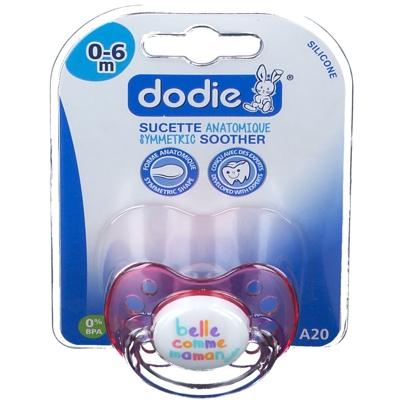 dodie® sucette anatomique silicone message 1er âge