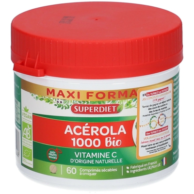 Superdiet Acérola 1000 Bio
