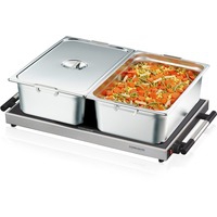 WPR 405/E chauffe-plat 400 W Noir, Acier inoxydable, Plaque chauffante