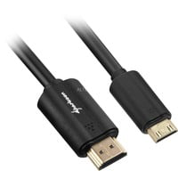 2m, HDMI/Mini HDMI câble HDMI HDMI Type A (Standard) HDMI Type C (Mini) Noir, Adaptateur características
