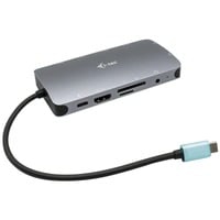 Metal USB-C Nano Dock HDMI/VGA with LAN + Power Delivery 100 W, Station d''accueil