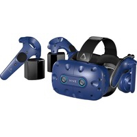 VIVE Pro Eye Casque de visualisation dédié Noir, Bleu, Lunettes VR
