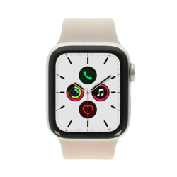 Apple Watch Series 5 - boîtier en aluminium en argent 40mm - bracelet sport blanc (GPS) - très bon état precio