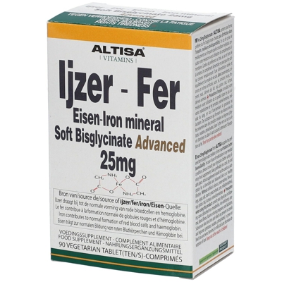 Altisa® Fer Soft Bisglycinat Advanced 25mg