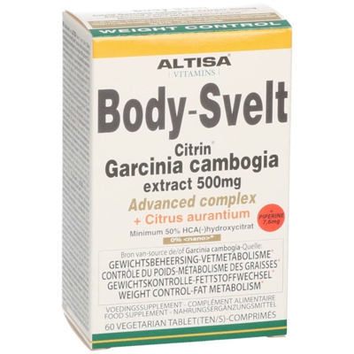 Altisa Body-Svelt Citrin Garcinia cambogia 500mg + piperine