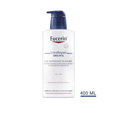 Eucerin UreaRepair Original Gel Nettoyant 5% d'Urée Peau Sèche 400 ml