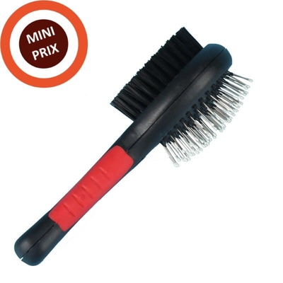 Brosse double face pour chien