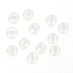 Boutons ronds transparent 10 mm precio