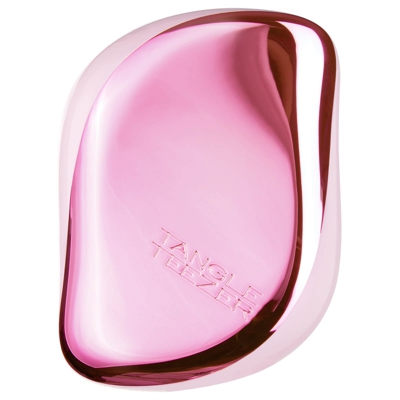Tangle Teezer Compact Styler Detangling Hairbrush Baby Doll Pink Chrome