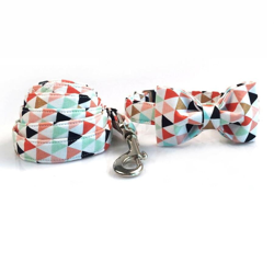 Ensemble laisse & collier nœud papillon pour chien en oferta