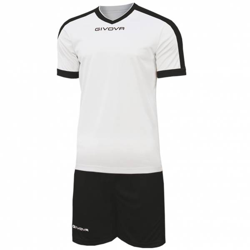 Givova Kit Revolution Maillot de football avec Short noir et blanc características