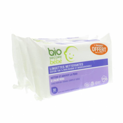 Bio Secure Bébé Lingettes Néttoyantes características