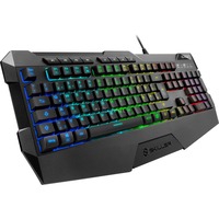 SKILLER SGK4 clavier USB QWERTZ Allemand Noir, Clavier Gaming