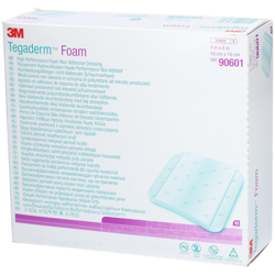3M™ Tegaderm™ Foam Pansements hydrocellulaires non-adhésifs 10 cm x 10 cm en oferta