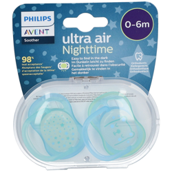 Avent Sucette Ultra Air Night 0-6 Mois (Couleur non sélectionnable) en oferta