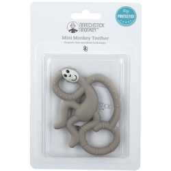Matchstick Monkey Mini Jouet de dentition Gris características