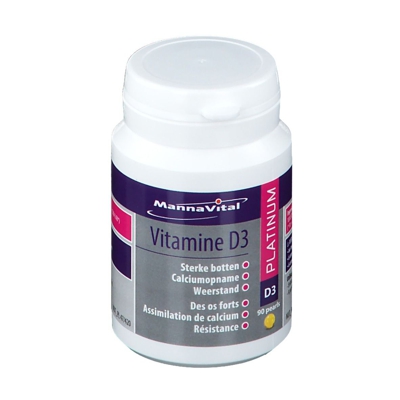 MannaVital Vitamine D3 Platinum Pearls