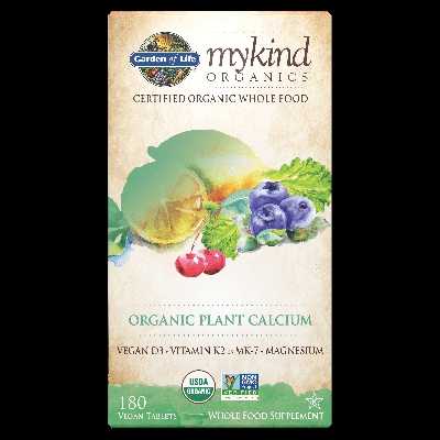 mykind Organics Calcium Végétal - 180 Comprimés
