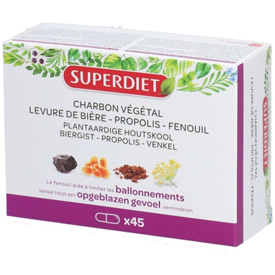 Superdiet Charbon Végétal Activé