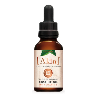 Huile de cynorrhodon éclaircissante avec vitamine C A'kin 20 ml