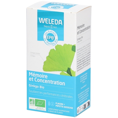 Weleda Epb® Ginkgo Bio Mémoire et Concentration