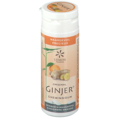 Ginjer® Original Xylitol Chewing-Gum Orange-Gingembre