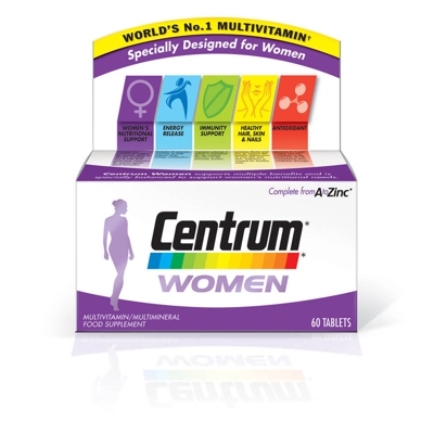 Multivitamines Centrum Femmes – (60 comprimés)