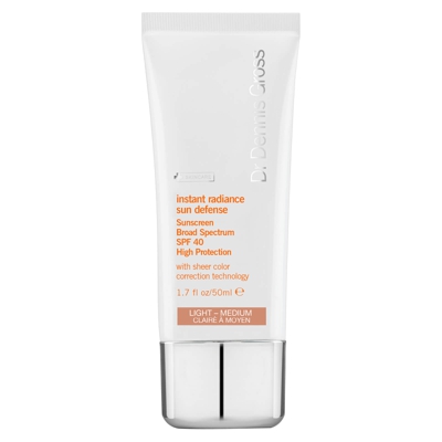 Crème solaire teintée Instant Radiance Sun Defense SPF 40 Dr Dennis Gross Skincare - Clair à Moyen 50 ml