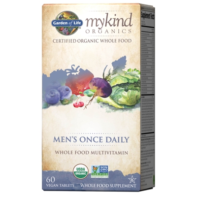 Once Daily pour hommes de mykind Organics - 60 comprimés