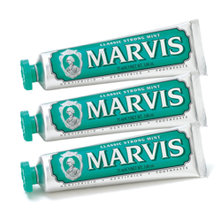 Lot de dentifrices Marvis 3 x 85 ml – Classic Strong Mint (menthe forte classique) precio