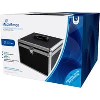 BOX72 étui disque optique Caisse rigide 300 disques Noir, Valise