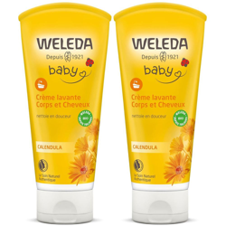 Weleda crème lavante bébé corps et cheveux características