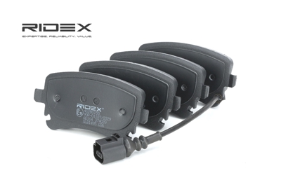 RIDEX Plaquettes De Frein 402B0155 Jeu De Plaquettes De Frein,Jeu de plaquettes de frein, frein à disque VW,AUDI