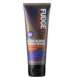 Fudge Clean Blonde Damage Rewind Shampoo 50ml características