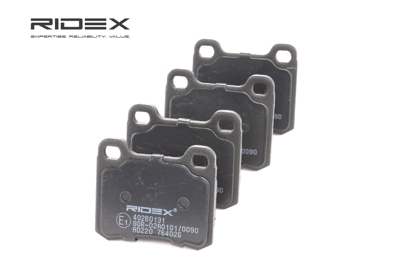 RIDEX Plaquettes De Frein 402B0131 Jeu De Plaquettes De Frein,Jeu de plaquettes de frein, frein à disque MERCEDES-BENZ,CLASE C W202,190 W201