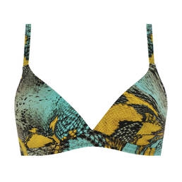 PAIN DE SUCRE haut de maillot de bain triangle Fanny Python