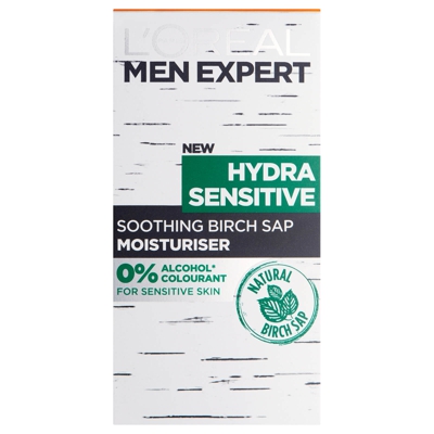 Crème Hydratante pendant 24Hr pour Hommes Expert Hydra Sensitive de L'Oréal  (50ml)