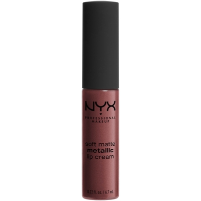 Rouge à lèvres liquide fini métallique mat Soft Matte Metallic NYX Professional Makeup (différentes teintes) - Rome