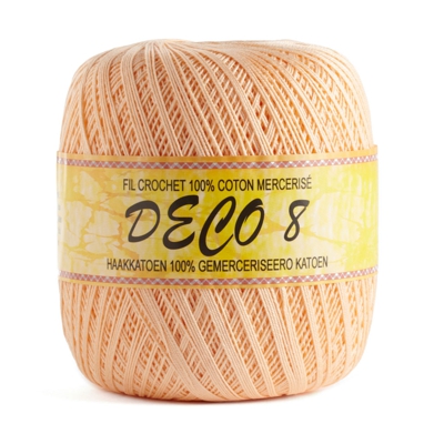 Pelote de fil à crocheter Déco8 - Rose